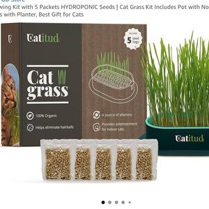 Cattitud Organic Cat Grass Growing Kit